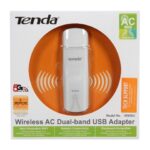 جعبه کارت شبکه USB وایرلس AC900 تندا مدل Tenda W900U