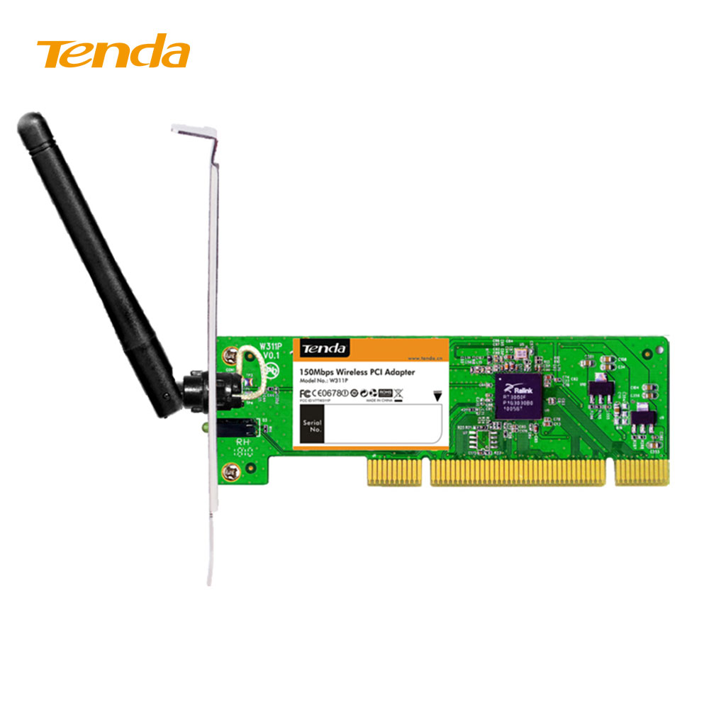 تصویر کارت شبکه PCI وایرلس N150 تندا مدل Tenda W311P+ 