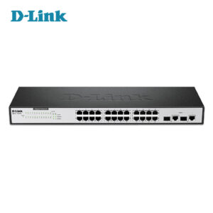 سوئیچ شبکه 24 پورت 10/100 و 2 پورت Combo دی لینک مدل D-Link DES-1026G