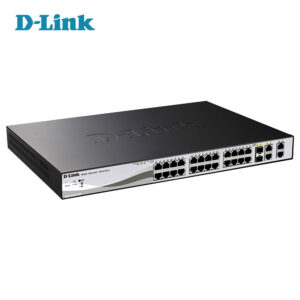 سوئیچ شبکه 28 پورت 10/100 POE مدیریتی دی لینک مدل D-Link DES-1210-28P