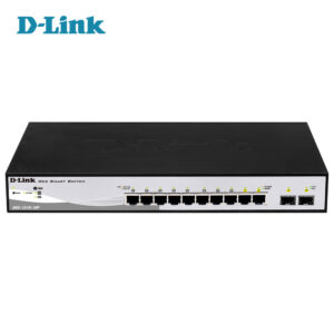 سوئیچ شبکه مدیریتی 12 پورت گیگابیت دی لینک مدل D-Link DGS-1210-10P