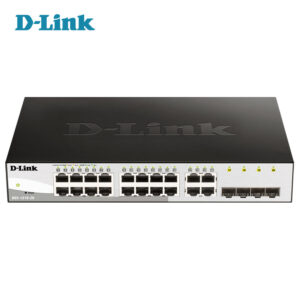 سوئیچ شبکه مدیریتی 16 پورت گیگابیت 4 پورت Combo SFP دی لینک مدل D-Link DGS-1210-20