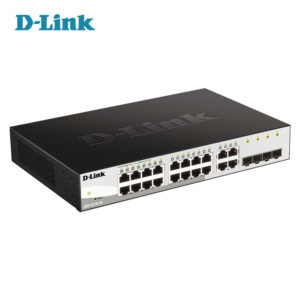 سوئیچ شبکه مدیریتی 16 پورت گیگابیت 4 پورت Combo SFP دی لینک مدل D-Link DGS-1210-20