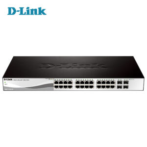 سوئیچ شبکه مدیریتی 24 پورت گیگابیت 4 پورت SFP دی لینک مدل D-Link DGS-1210-28