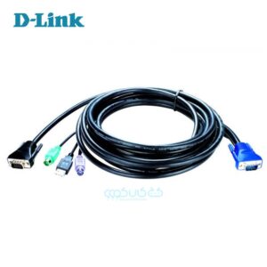 کابل KVM سوئیچ 5 متری VGA دی لینک مدل D-Link KVM-403