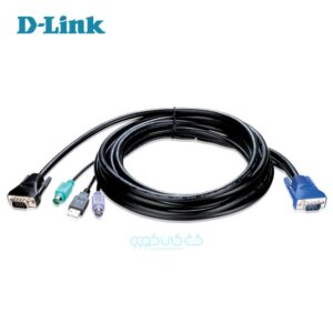 کابل KVM سوئیچ 3 متری VGA دی لینک مدل D-Link KVM-402