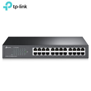 سوئیچ شبکه 24 پورت 10/100 تی پی لینک مدل TP-Link TL-SF1024D