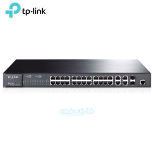 سوئیچ شبکه مدیریتی 24 پورت 10/100 لایه 2 تی پی لینک مدل TP-Link TL-SL5428E