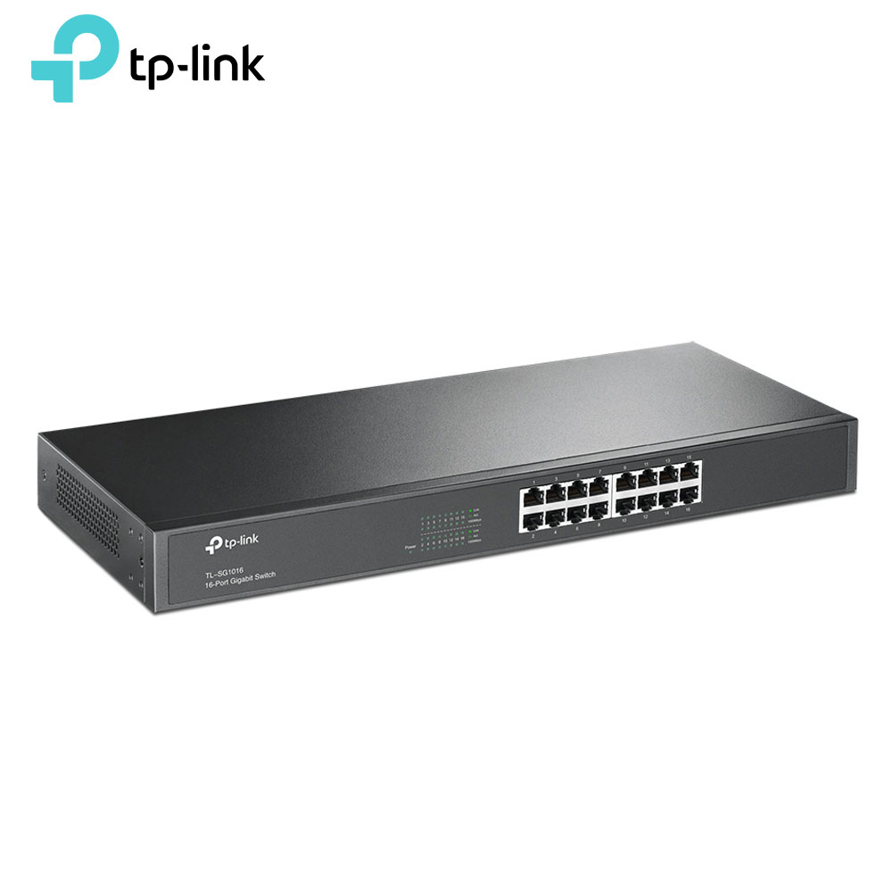 سوئیچ شبکه 16 پورت گیگابیت تی پی لینک مدل TP-Link TL-SG1016