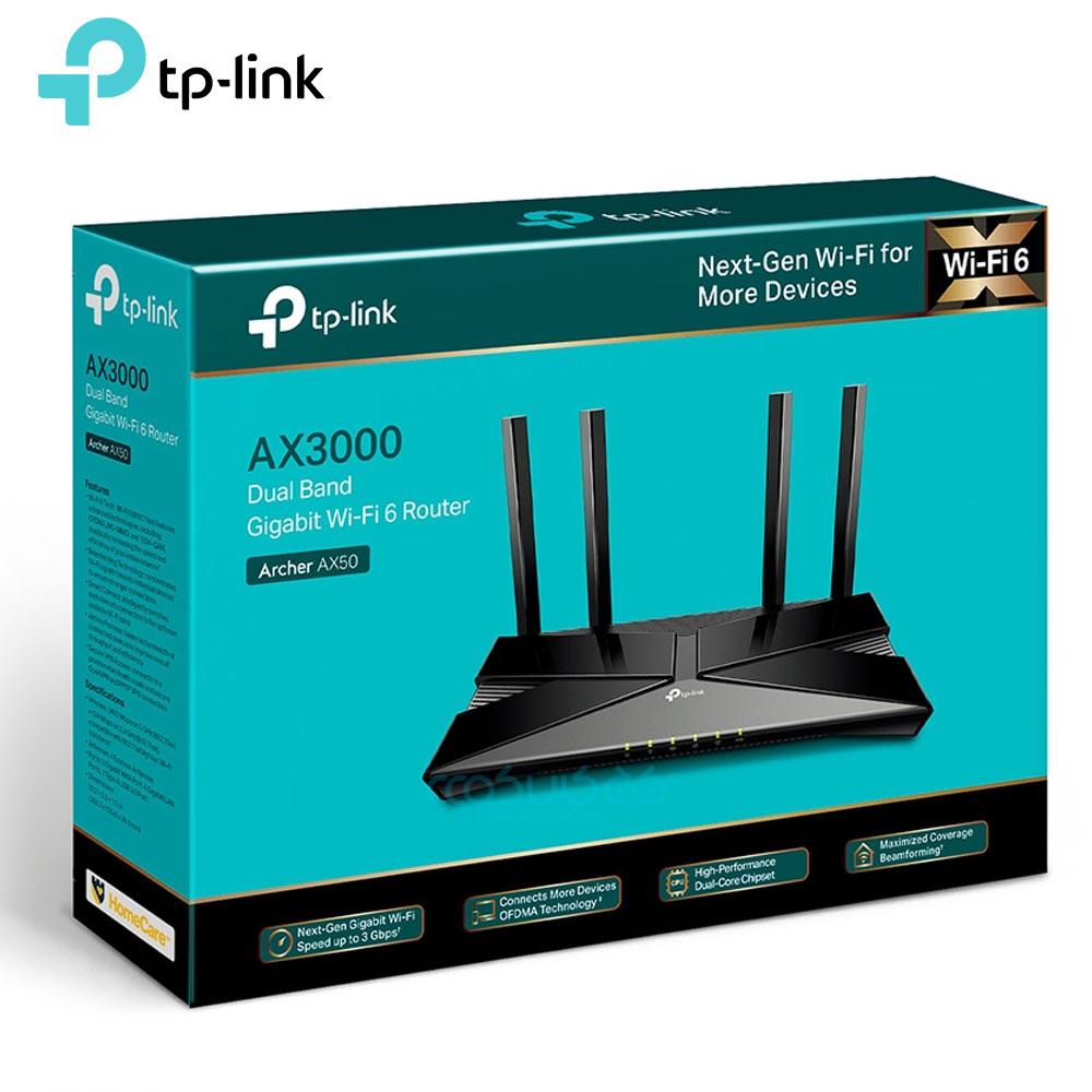 روتر وایرلس AX3000 تی پی لینک مدل TP-Link Archer AX50