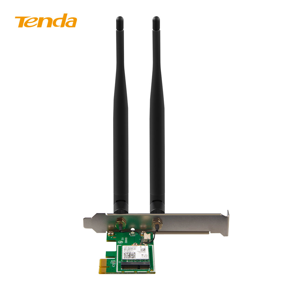 کارت شبکه PCI-E وایرلس AX3000 Wi-Fi 6 Bluetooth 5.0 PCIe تندا مدل Tenda E30