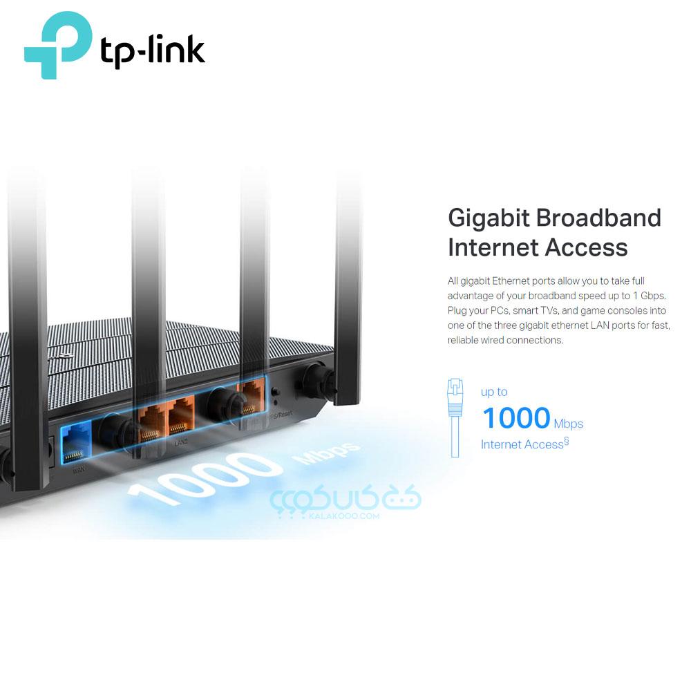 روتر وایرلس AX1500 Dualband گیگابیت تی پی لینک مدل TP-Link AX12