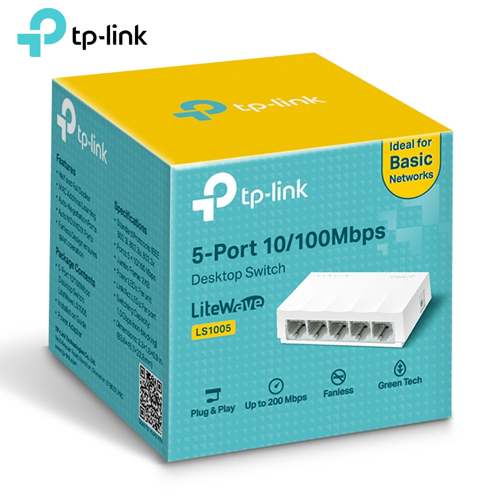 سوئیچ شبکه 5 پورت 10/100 تی پی لینک مدل TP-Link LS1005