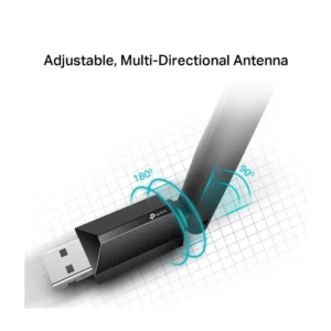 کارت شبکه تی پی لینک مدل Archer T2U Plus دوبانده AC600