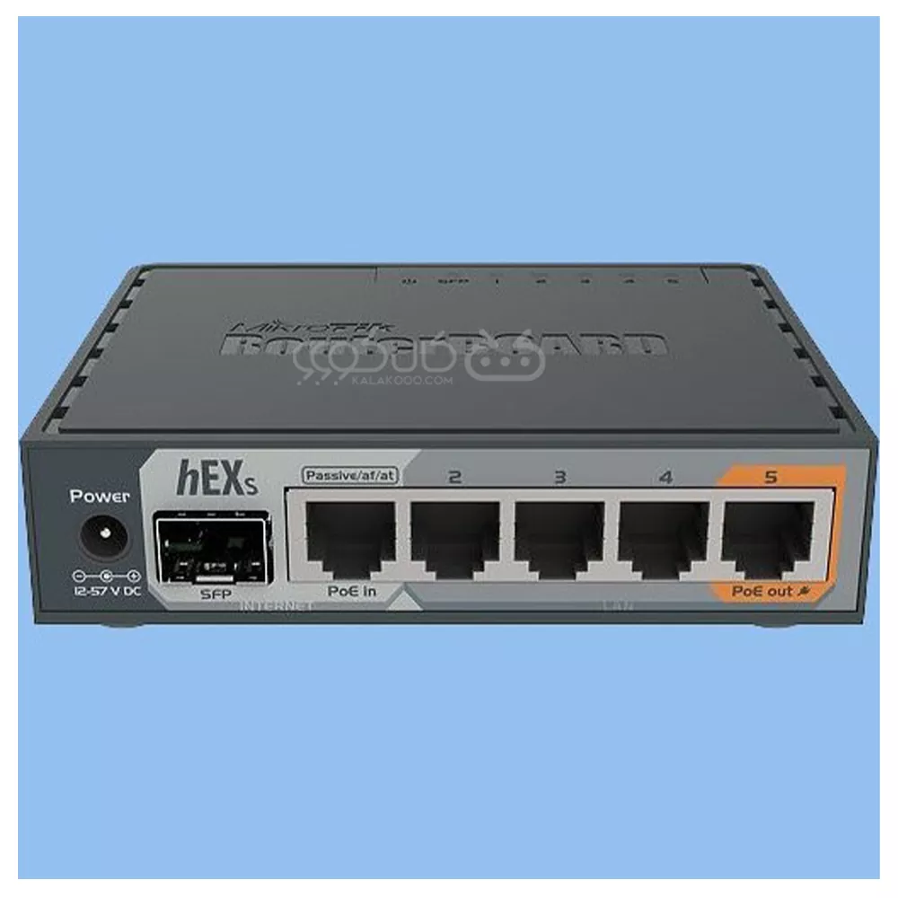 خرید روتر شبکه میکروتیک مدل hEX S کد RB760iGS
